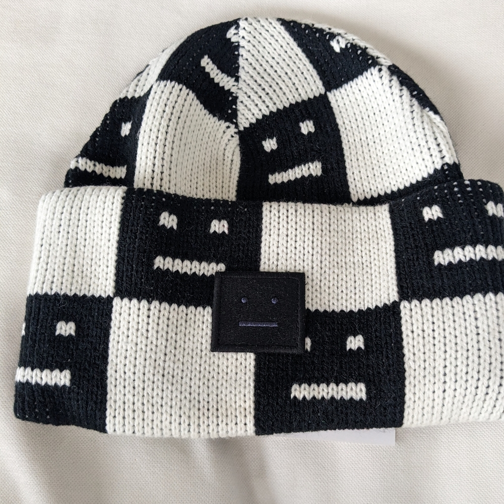 Acne studios checkered hat